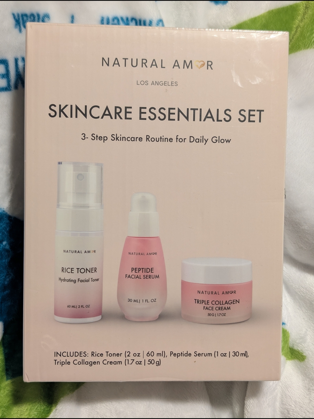🔥 HOST PICK 🔥Pink Skincare Essentials Set - 3-Step Daily Glow